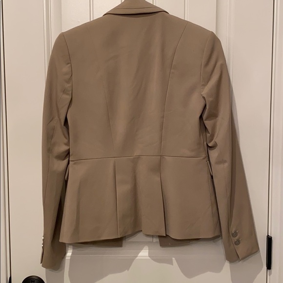 White House Black Market Khaki Suit Jacket - Picture 3 of 3